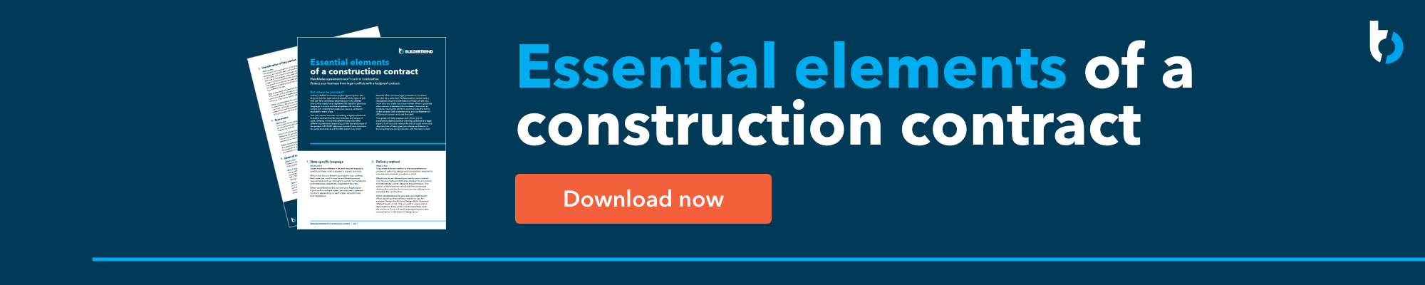 Do less searching and more building with Buildertrend’s document control features 2 Elements of a contract